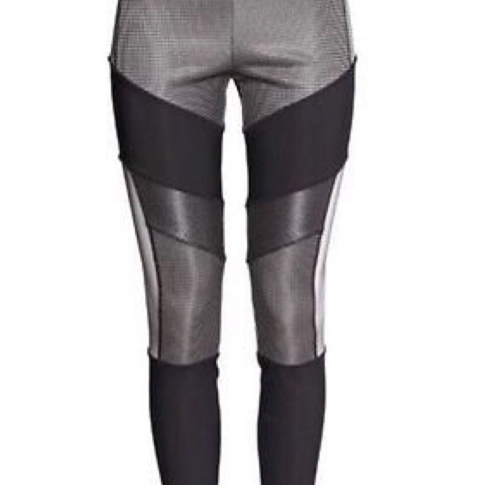 Alexander Wang X H&M Reflective Leggings Sz 6